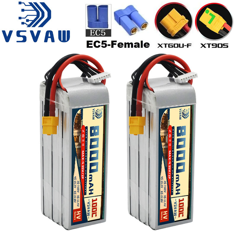 6S Lipo Battery 22.2V 5000Mah - 2026 새로운 6S 22.8V 8000mAh 100C
