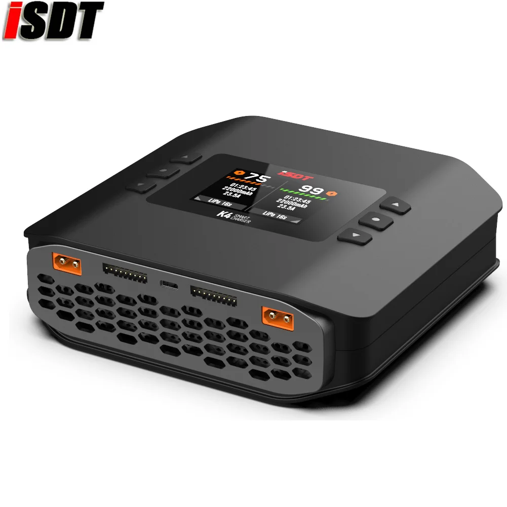 Isdt K4 Dual Lipo Charger - ISDT K4 듀얼 배터리 충전기, AC