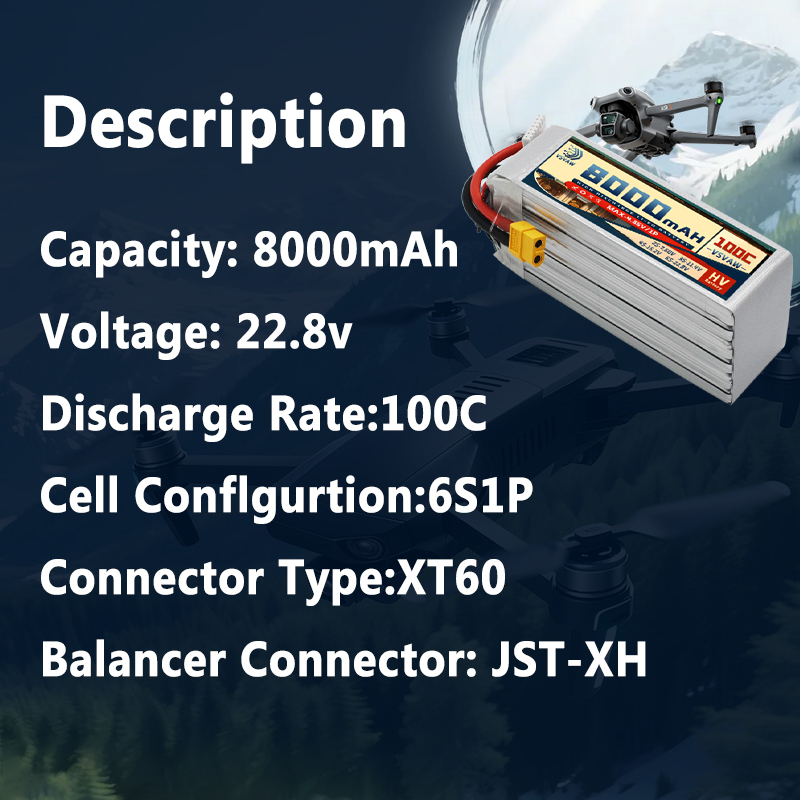 2026 새로운 6S 22.8V 8000mAh 100C - 6S Lipo Battery 22.2V 5000Mah 리뷰 및 가격