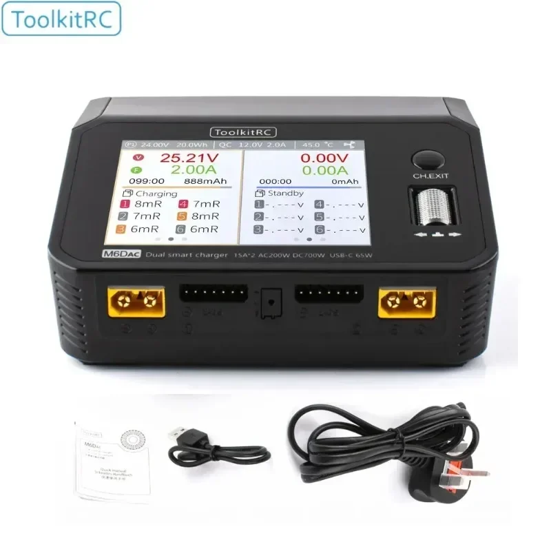 ToolkitRC M6DAC 스마트 밸런스 충전기, 7 - Toolkitrc M6Dac Smart Charger 리뷰 및 가격